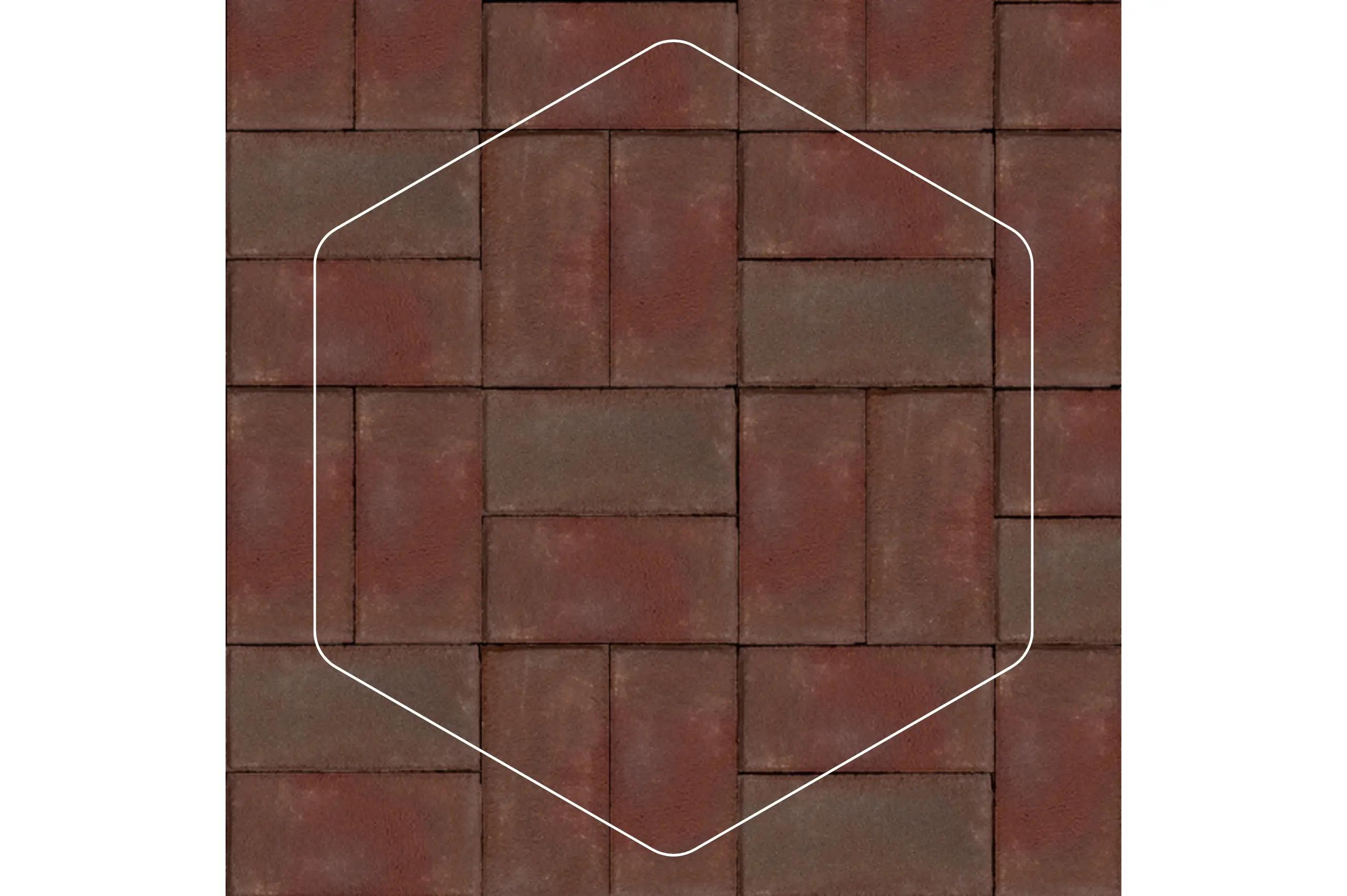 Blokverband gebakken