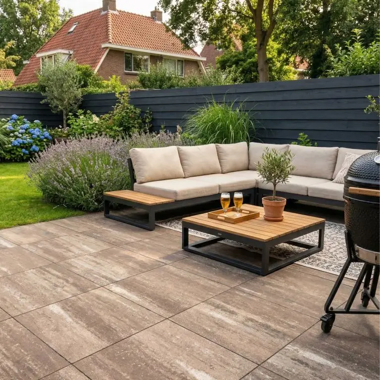 Terrastegel 60x60x4 cm Monaco Taupe