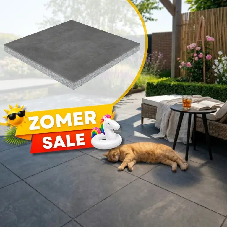 Zomer SALE - KeraQuattro+ 60x60 Willow Carbon