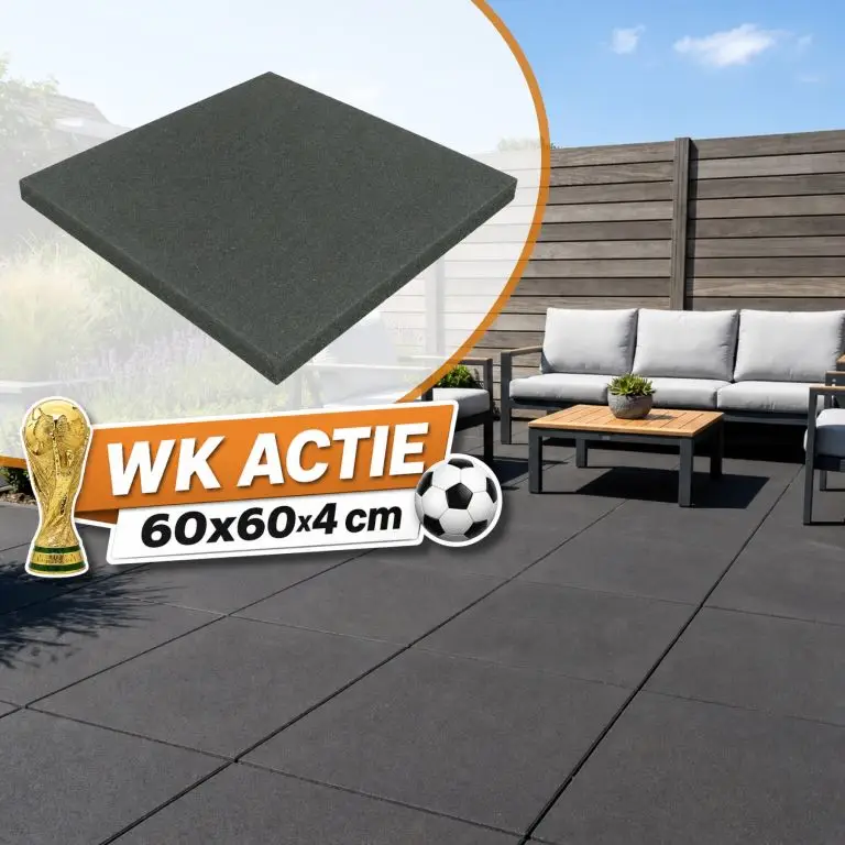 WK Deal - PromoStone 60x60x4 Antraciet