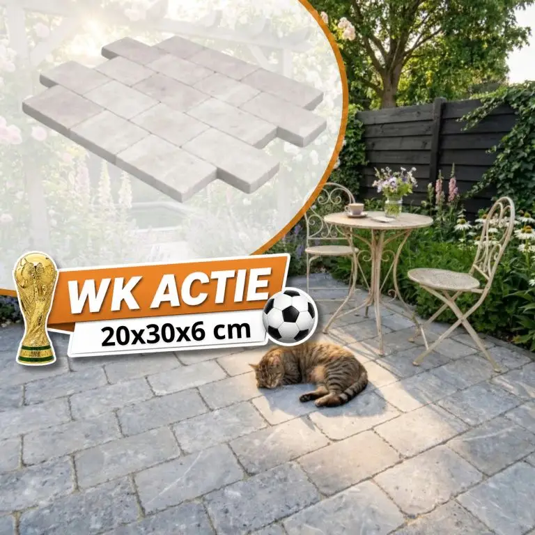WK Deal - WG Stone Trommelsteen 20x30x6 Taupe