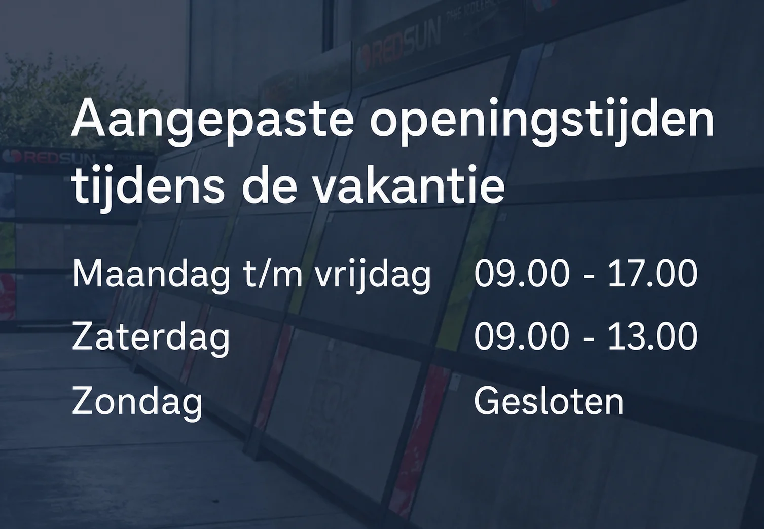 Showtuin Bestratingsmarkt open tijdens de vakantie