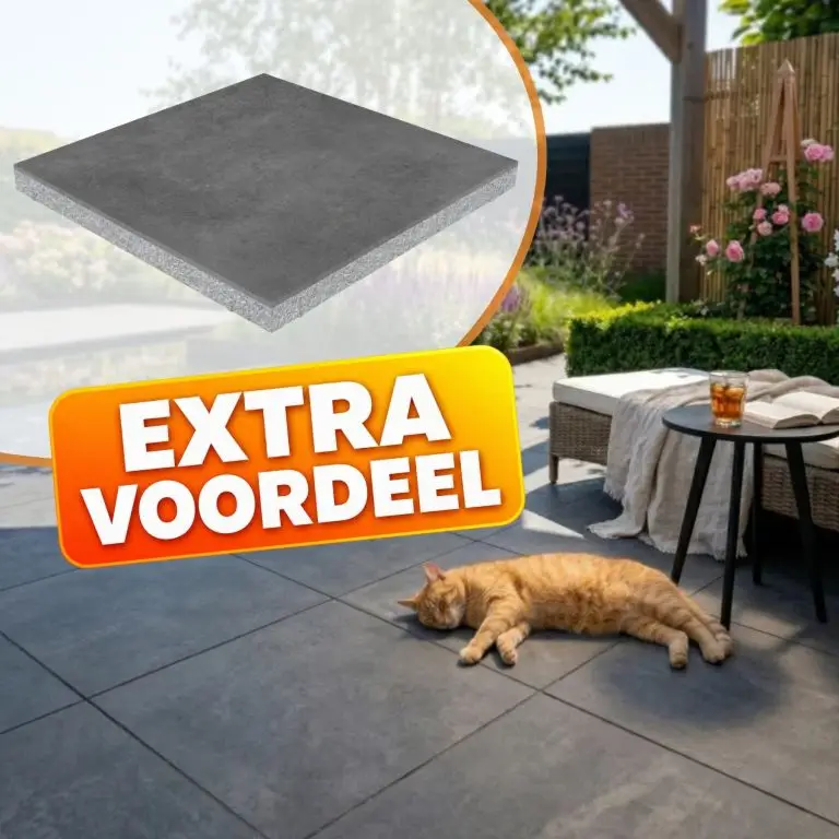 EXTRA VOORDEEL - KeraQuattro+ 60x60 Willow Carbon