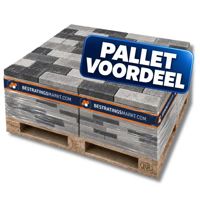 Pak PalletVoordeel – Abbeystones Getrommeld Farfa 20x5x7 waalformaat